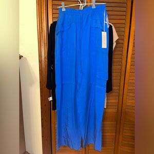 Small Blue Flowy Pants